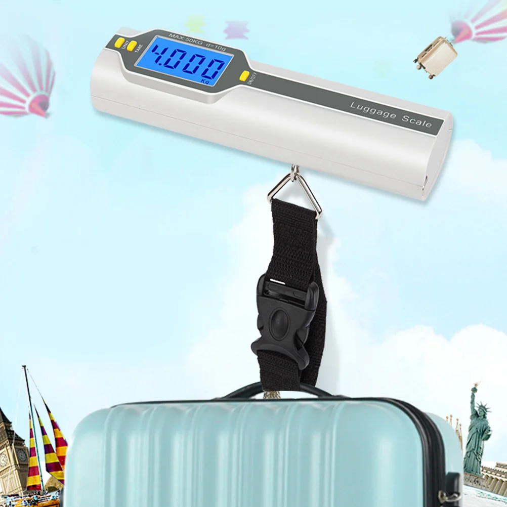 1PC Hand Luggage Scale Easy to Use LCD Display Back Hand Scale for Luggage Daily Use
1PC Hand Luggage Scale Easy to Use LCD Display Back Hand Scale for Luggage Daily Use