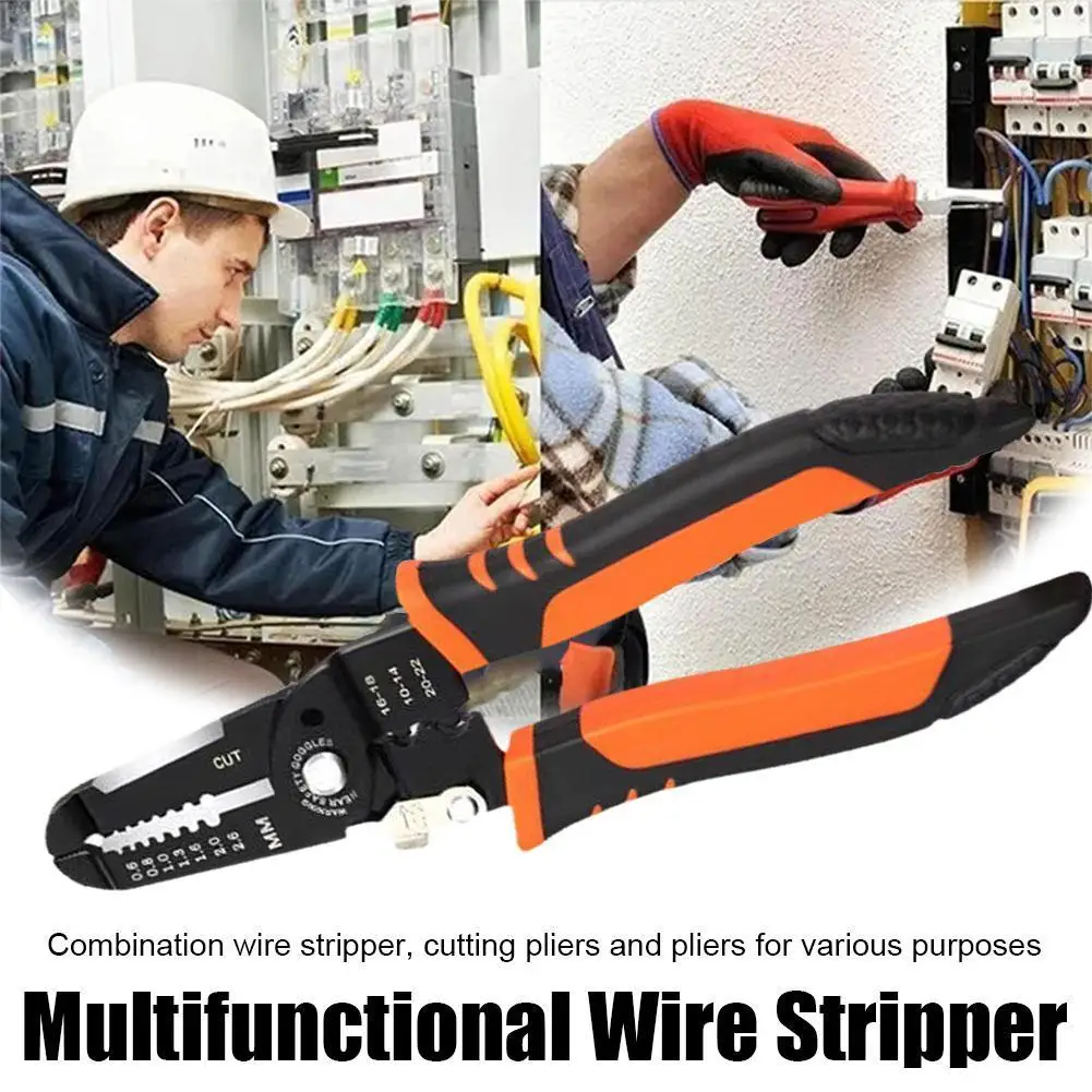 10 in 1 Wire Pliers Stripper Multifunctional Electrician Peeling Household Network Cable Wire Stripper Puller Stripper Tools
10 in 1 Wire Pliers Stripper Multifunctional Electrician Peeling Household Network Cable Wire Stripper Puller Stripper Tools