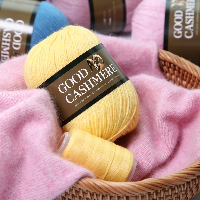 50+20g Fine Mongolian Wool Cashmere Yarn for Knitting Sweater Crochet Knitting Yarn Lana Para Tejer
50+20g Fine Mongolian Wool Cashmere Yarn for Knitting Sweater Crochet Knitting Yarn Lana Para Tejer