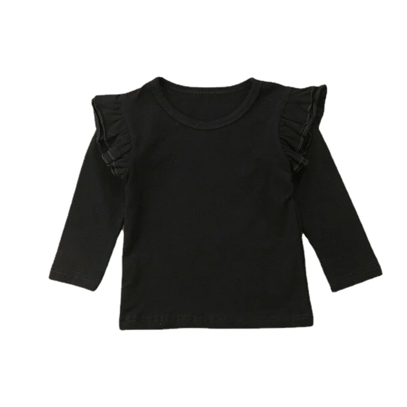 Long Sleeve Baby T Shirts Solid Color T-shirt Spring Autumn 100% Cotton Soft Tops Baby Girl Clothing
Long Sleeve Baby T Shirts Solid Color T-shirt Spring Autumn 100% Cotton Soft Tops Baby Girl Clothing