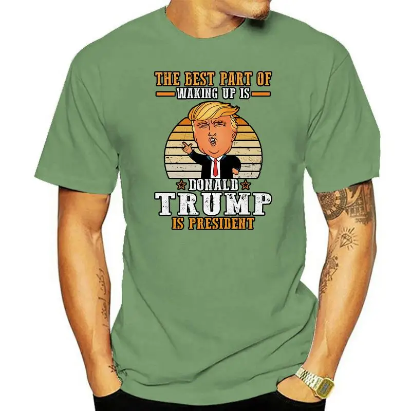 Donald Trump Is My President T-Shirt Funny Waking Up Trump Gift Men Short Sleeve Cotton Clothing Tops Homme Basic T Shirt
Donald Trump Is My President T-Shirt Funny Waking Up Trump Gift Men Short Sleeve Cotton Clothing Tops Homme Basic T Shirt