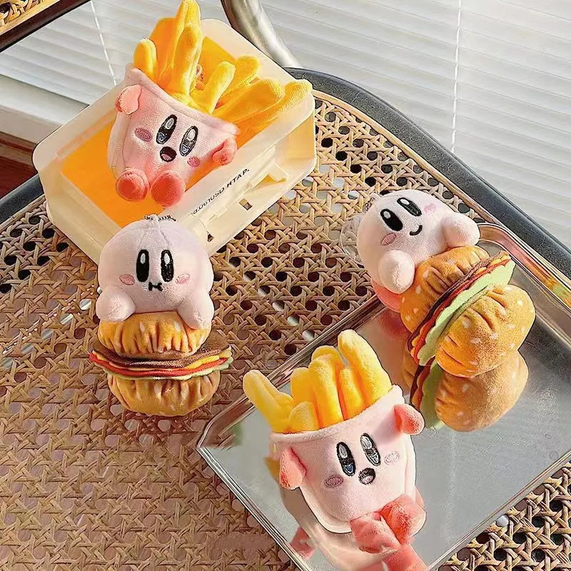 Kawaii Kirby Anime Plush Toys Cartoon Doll keychain backpack pendant Funny french fries hamburger figure girlfriend gift
Kawaii Kirby Anime Plush Toys Cartoon Doll keychain backpack pendant Funny french fries hamburger figure girlfriend gift