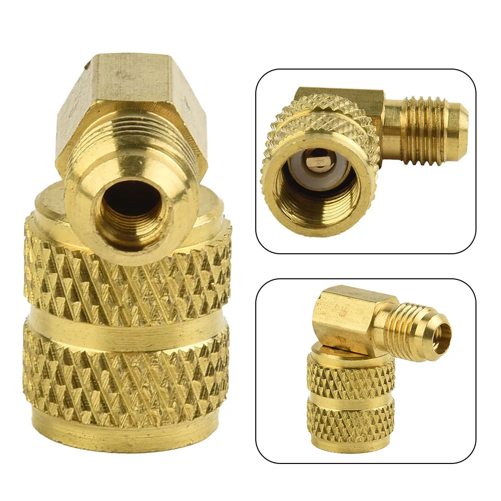 R410A Adapter Connector 1/4SAE To 5/16SAE With Movable Head Air Conditioning Adapter Quick Couplers Air Conditioning Service
R410A Adapter Connector 1/4SAE To 5/16SAE With Movable Head Air Conditioning Adapter Quick Couplers Air Conditioning Service