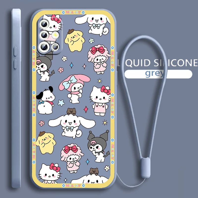Cartoon Melody Cute For Samsung Galaxy A71 A51 A81 A91 A41 A31 A21S A11 A01 A50 A30 A20S Silicone Liquid Rope Phone Case Fundas 
Cartoon Melody Cute For Samsung Galaxy A71 A51 A81 A91 A41 A31 A21S A11 A01 A50 A30 A20S Silicone Liquid Rope Phone Case Fundas
