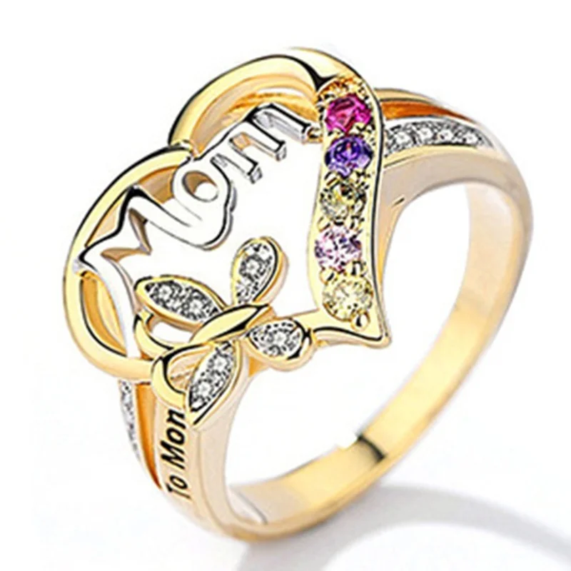 Gu Li Female Fashion Exquisite Zircon Ring For The Feminine Mother Letter Crystal Wedding Ring Engagement Party Jewelry Size 6
Gu Li Female Fashion Exquisite Zircon Ring For The Feminine Mother Letter Crystal Wedding Ring Engagement Party Jewelry Size 6