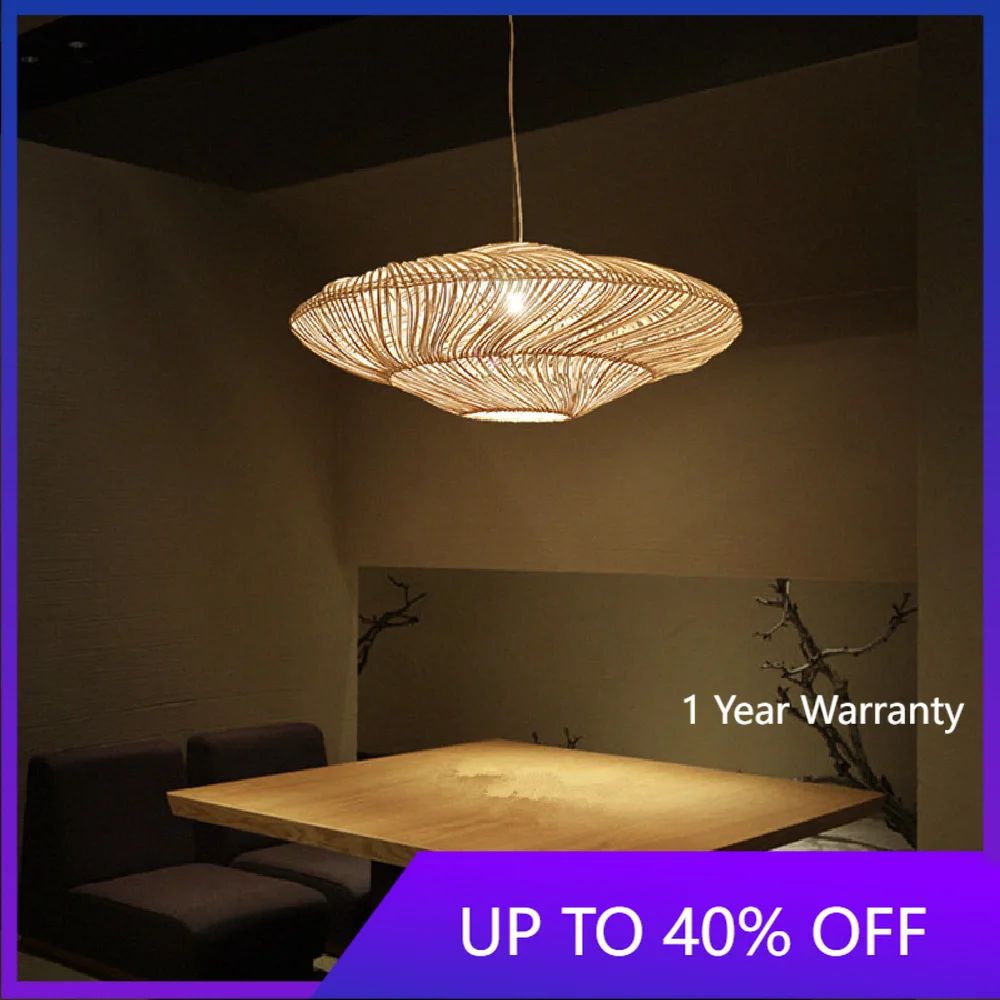 Handmade rattan Lamp Retro chandelier attic living room dining room home decoration coffee shop dining room chandelier E27
Handmade rattan Lamp Retro chandelier attic living room dining room home decoration coffee shop dining room chandelier E27