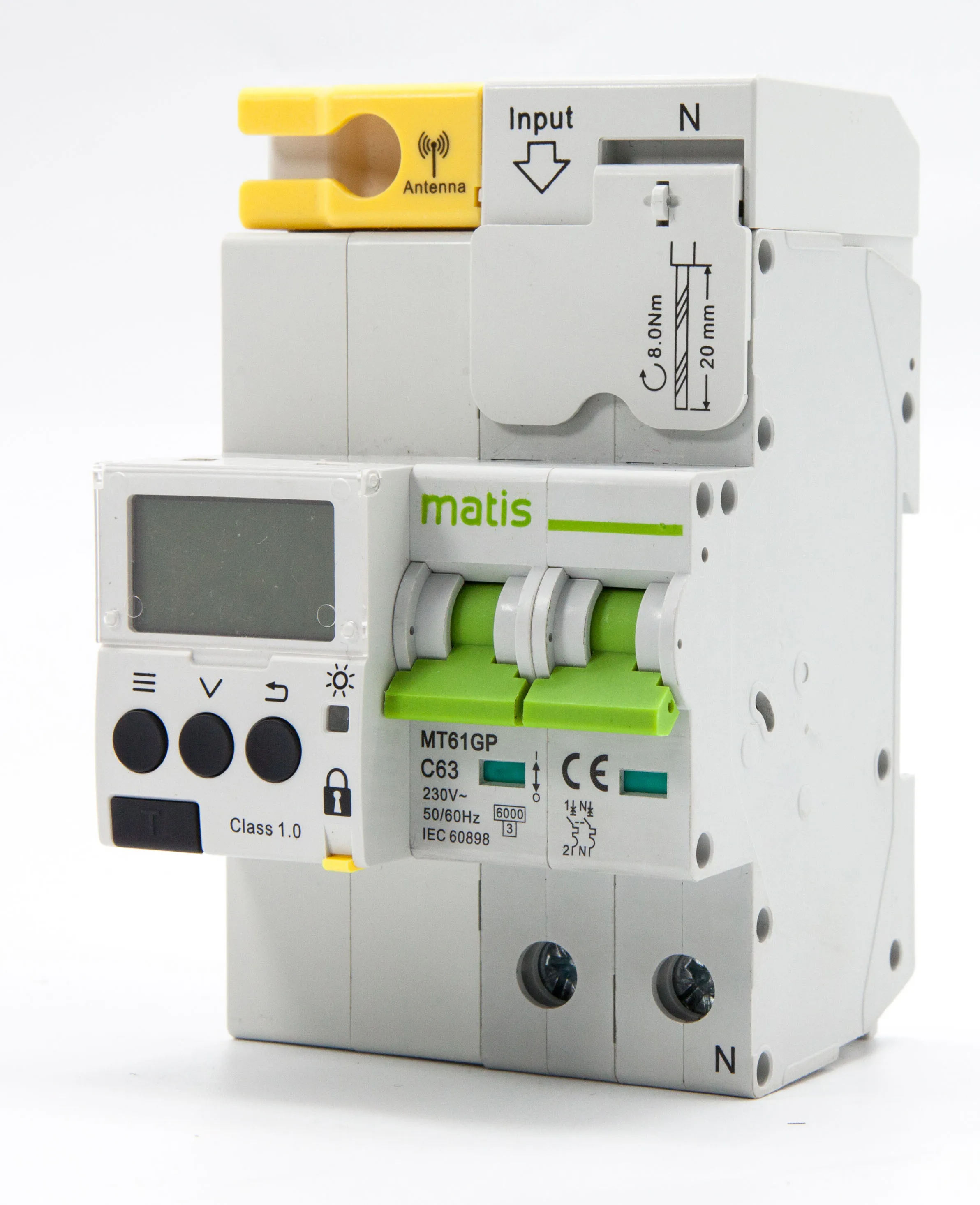 Matismart интеллектуальный счетчик электроэнергии MT61GP 2P 63A GPRS дистанционное управление Умный кВтч Умный домашний счетчик энергии для системы PV
Matismart интеллектуальный счетчик электроэнергии MT61GP 2P 63A GPRS дистанционное управление Умный кВтч Умный домашний счетчик энергии для системы PV