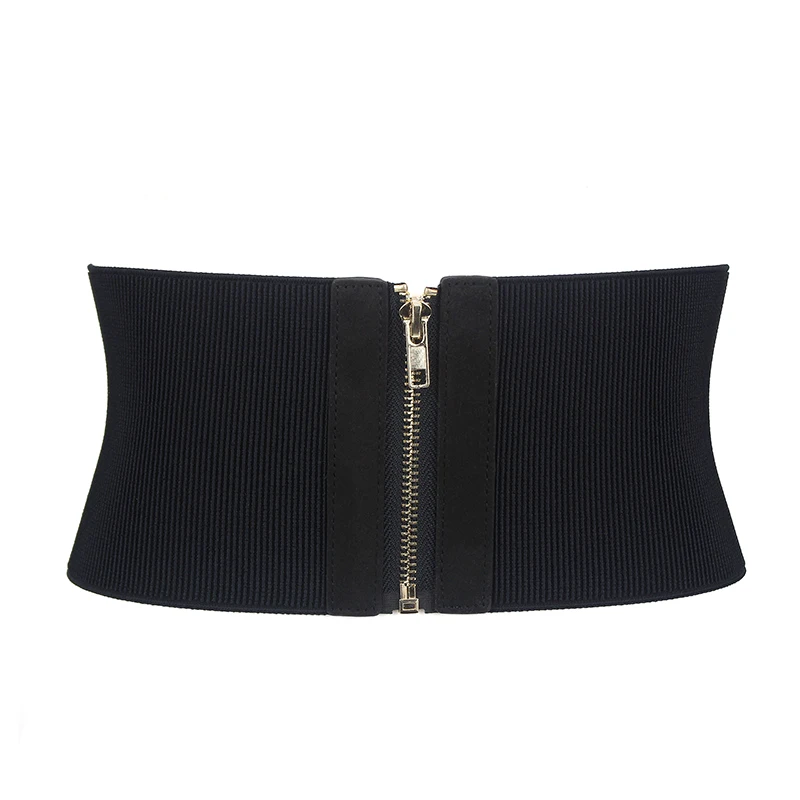 Girdle Women SpringAnd Summer Nw All-match Fashion Dress Women's Ultra-wideZipper Decorative Belt Black Elastic Waistband
Girdle Women SpringAnd Summer Nw All-match Fashion Dress Women's Ultra-wideZipper Decorative Belt Black Elastic Waistband