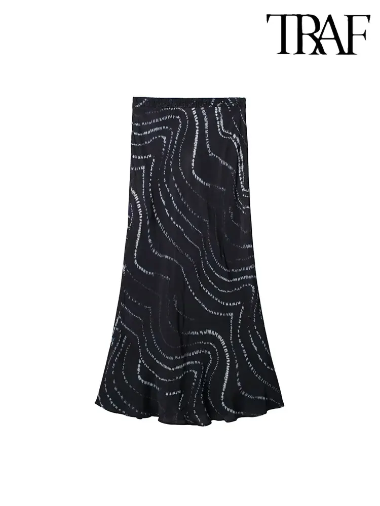 TRAF 2023 Summer Print Long Skirts For Women High Waist Skirt Women's Skirts Tie Dye Chic Elegant Woman Party Skirt
TRAF 2023 Summer Print Long Skirts For Women High Waist Skirt Women's Skirts Tie Dye Chic Elegant Woman Party Skirt