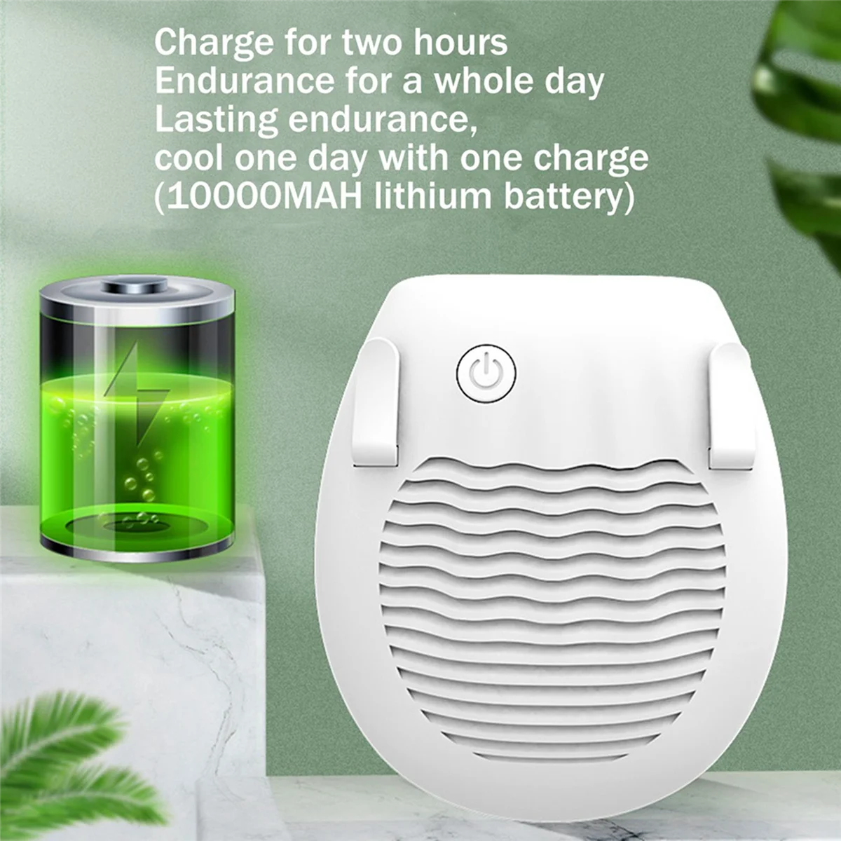 Power Bank Personal Handheld Air Conditioner Electric Fan 6500MAh Rechargeable Hanging Waist Fan Wearable,Black
Power Bank Personal Handheld Air Conditioner Electric Fan 6500MAh Rechargeable Hanging Waist Fan Wearable,Black