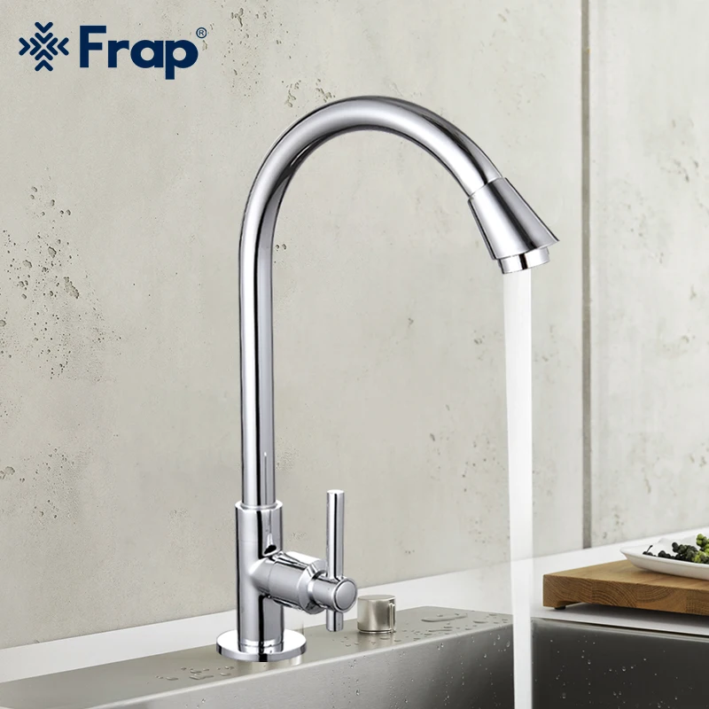 Frap Kitchen Faucet Stainless Steel Faucet Single Cold Tap Single Handle Faucet Deck Mounted Crane Torneira
Frap Kitchen Faucet Stainless Steel Faucet Single Cold Tap Single Handle Faucet Deck Mounted Crane Torneira
