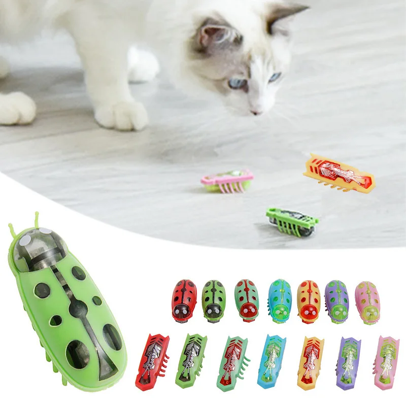Mini Electric Bugs Cat Toys Interactive Fake Mouse Toy for Cats Dogs Vibration Running Mouse Beetle Pet Training Toys
Mini Electric Bugs Cat Toys Interactive Fake Mouse Toy for Cats Dogs Vibration Running Mouse Beetle Pet Training Toys