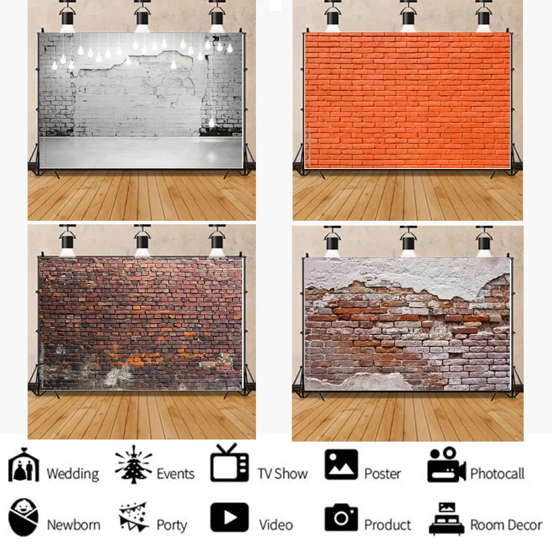 SHENGYONGBAO Texture Of a Perfect Black Brick Wall Cracks And Defects Photography Background Photo Studio Backdrops Prop QZ-02
SHENGYONGBAO Texture Of a Perfect Black Brick Wall Cracks And Defects Photography Background Photo Studio Backdrops Prop QZ-02