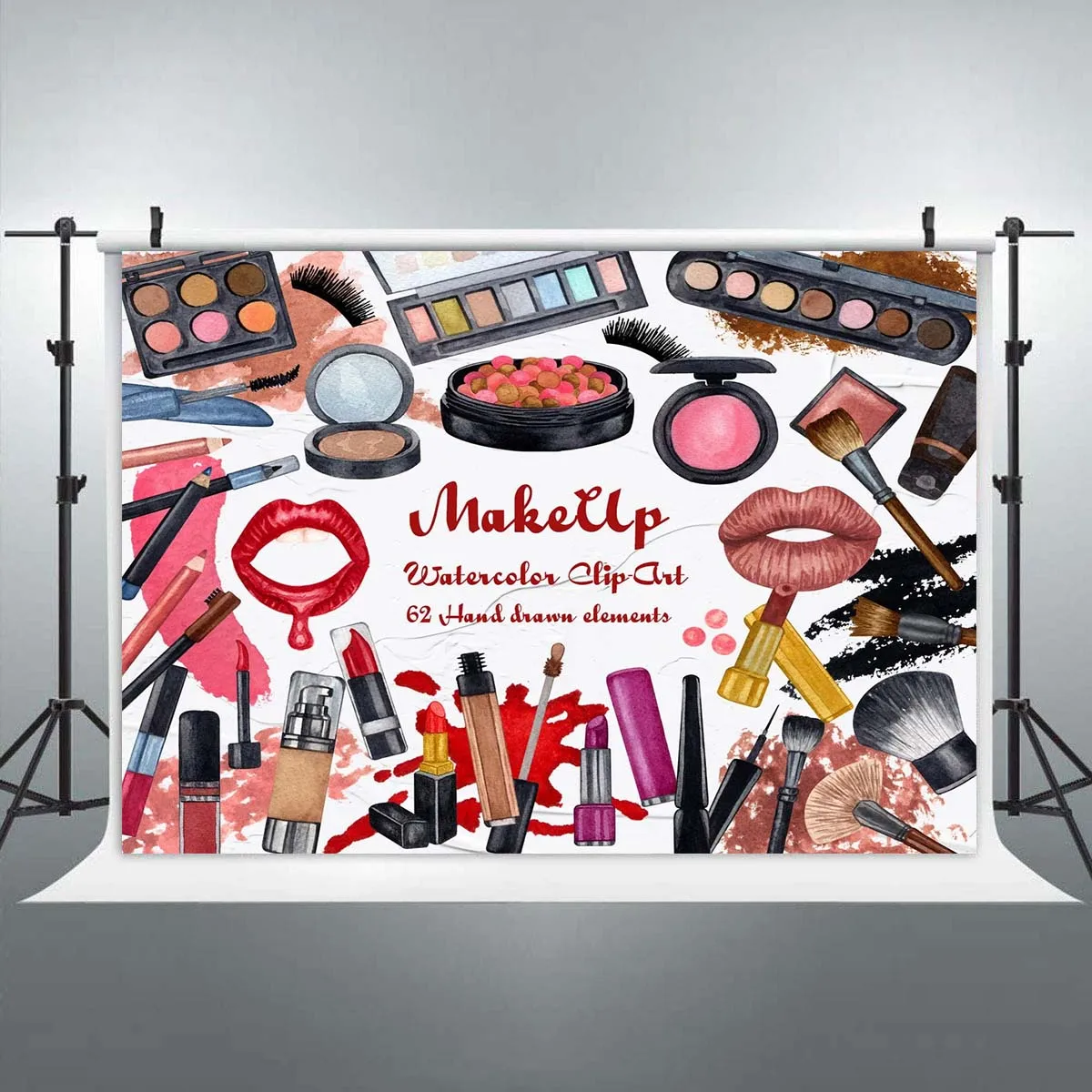 Makeup Birthday Backdrop Spa Glamour Watercolor Cosmetics Theme Party Banner Wall Poster Pink Beauty for Girl Women Background
Makeup Birthday Backdrop Spa Glamour Watercolor Cosmetics Theme Party Banner Wall Poster Pink Beauty for Girl Women Background