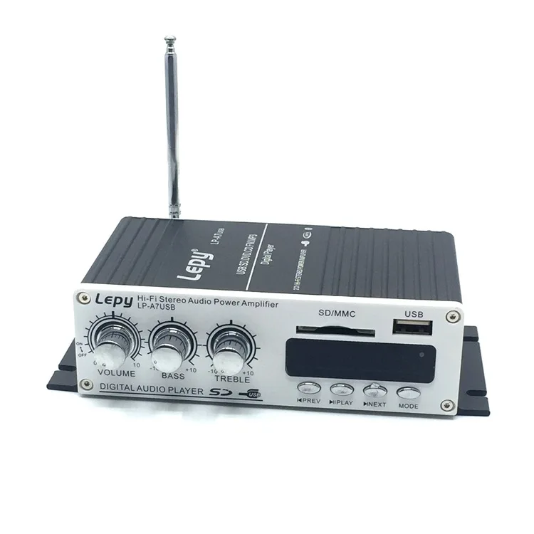 Lepy A7 USB мини супер бас стерео автомобильный усилитель 2 канала USB DVD CD FM MP3 аудио плеер
Lepy A7 USB мини супер бас стерео автомобильный усилитель 2 канала USB DVD CD FM MP3 аудио плеер