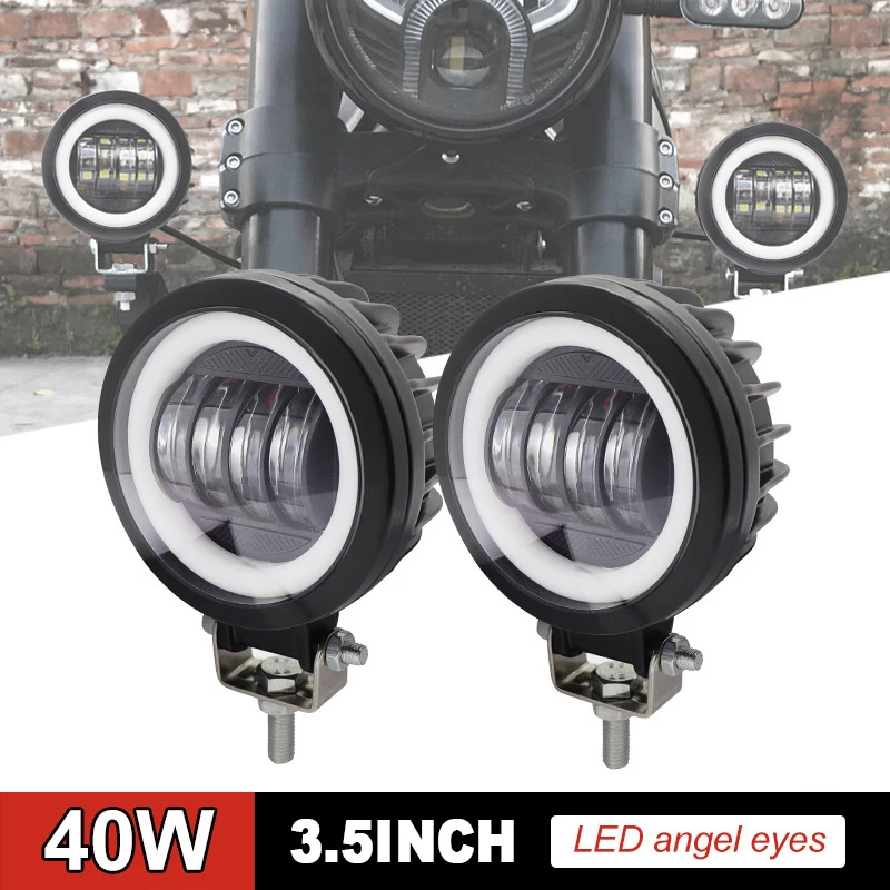1PC/2PCS 3.5Inch LED Work Lights 40W LED Fog Lamps Running Lights For Car 12V24V Offroad Car Boat LED Bar Round Light ATV 6500K
1PC/2PCS 3.5Inch LED Work Lights 40W LED Fog Lamps Running Lights For Car 12V24V Offroad Car Boat LED Bar Round Light ATV 6500K