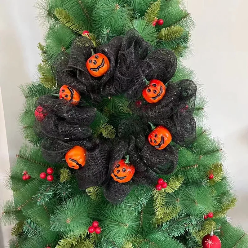 Halloween Pumpkin Wreath Farmhouse Ghost Wreath Outdoor Front Door Indoor Wall Decoration Honeycomb Ghost Smile Scary
Halloween Pumpkin Wreath Farmhouse Ghost Wreath Outdoor Front Door Indoor Wall Decoration Honeycomb Ghost Smile Scary