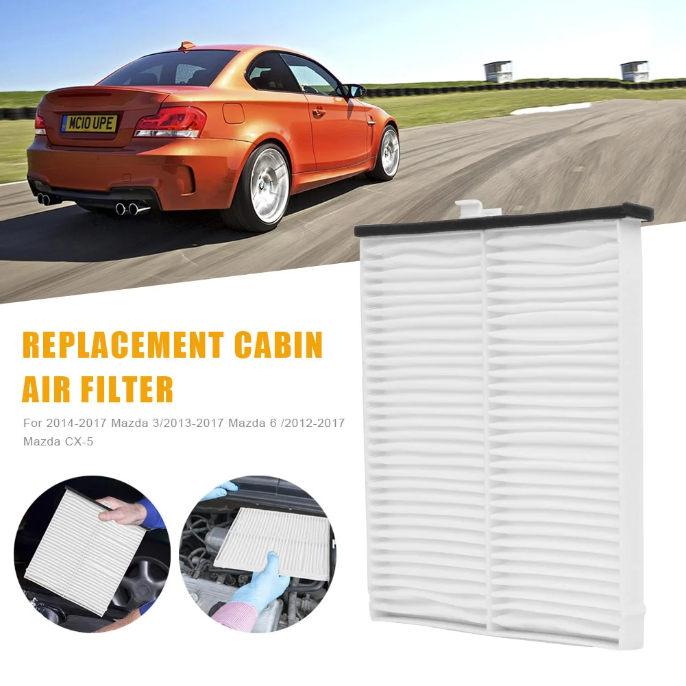 New Non-woven Fabric Cabin Air Filter For 2014-17 Mazda 3 2013-17 Mazda 6 2012-17 Mazda CX-5 White Dustproof Car Accessories
New Non-woven Fabric Cabin Air Filter For 2014-17 Mazda 3 2013-17 Mazda 6 2012-17 Mazda CX-5 White Dustproof Car Accessories
