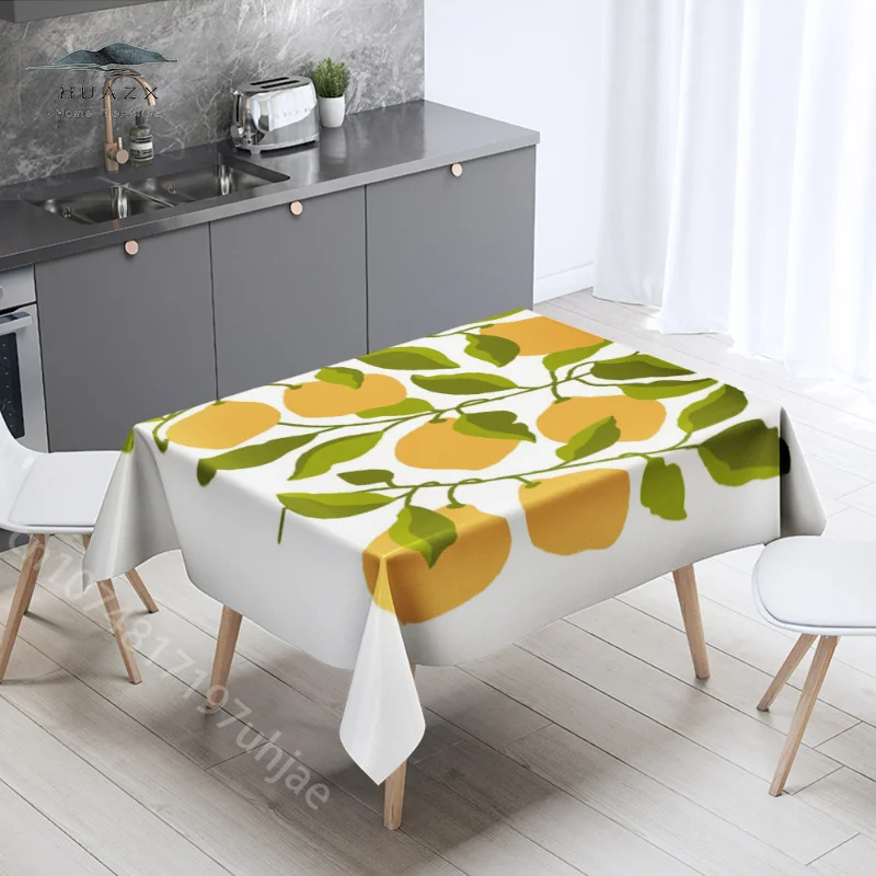 Кухонная скатерть с фруктами, прямоугольная, из полиэстера
Кухонная скатерть с фруктами, прямоугольная, из полиэстера