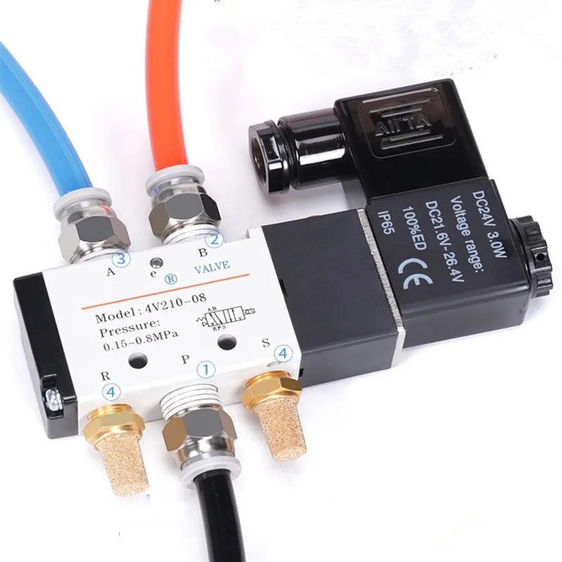 Электромагнитный клапан Airtac 4V210-08
Электромагнитный клапан Airtac 4V210-08