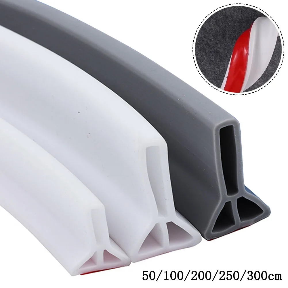 50-300cm Bathroom Water Stopper Silicone Retaining Strip Water Shower Dam Flood Barrier Dry And Wet Separation Blocker
50-300cm Bathroom Water Stopper Silicone Retaining Strip Water Shower Dam Flood Barrier Dry And Wet Separation Blocker