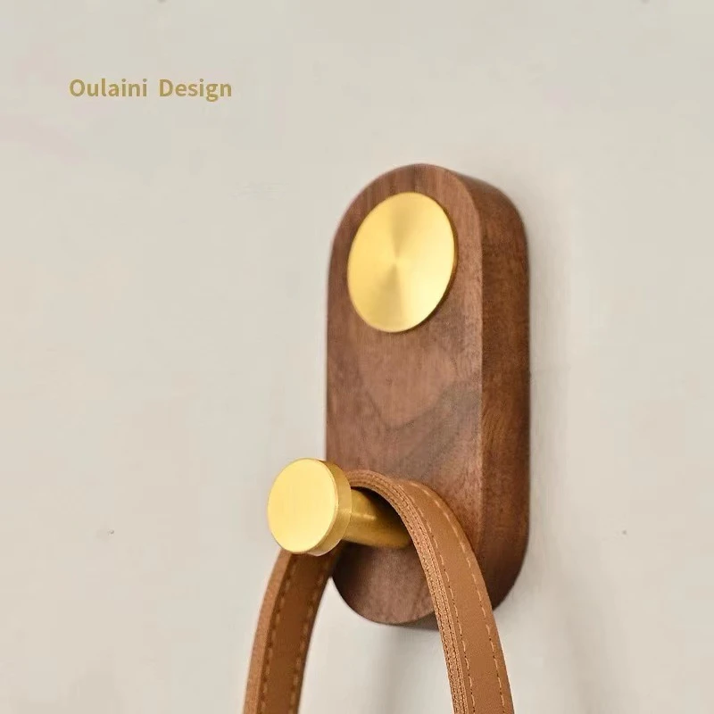 New No Drilling Walnut Coat Hook Towel Hook for Bathroom Clothes Coat Hook Bedroom Robe Hook Livingroom Kitchen Accessories
New No Drilling Walnut Coat Hook Towel Hook for Bathroom Clothes Coat Hook Bedroom Robe Hook Livingroom Kitchen Accessories