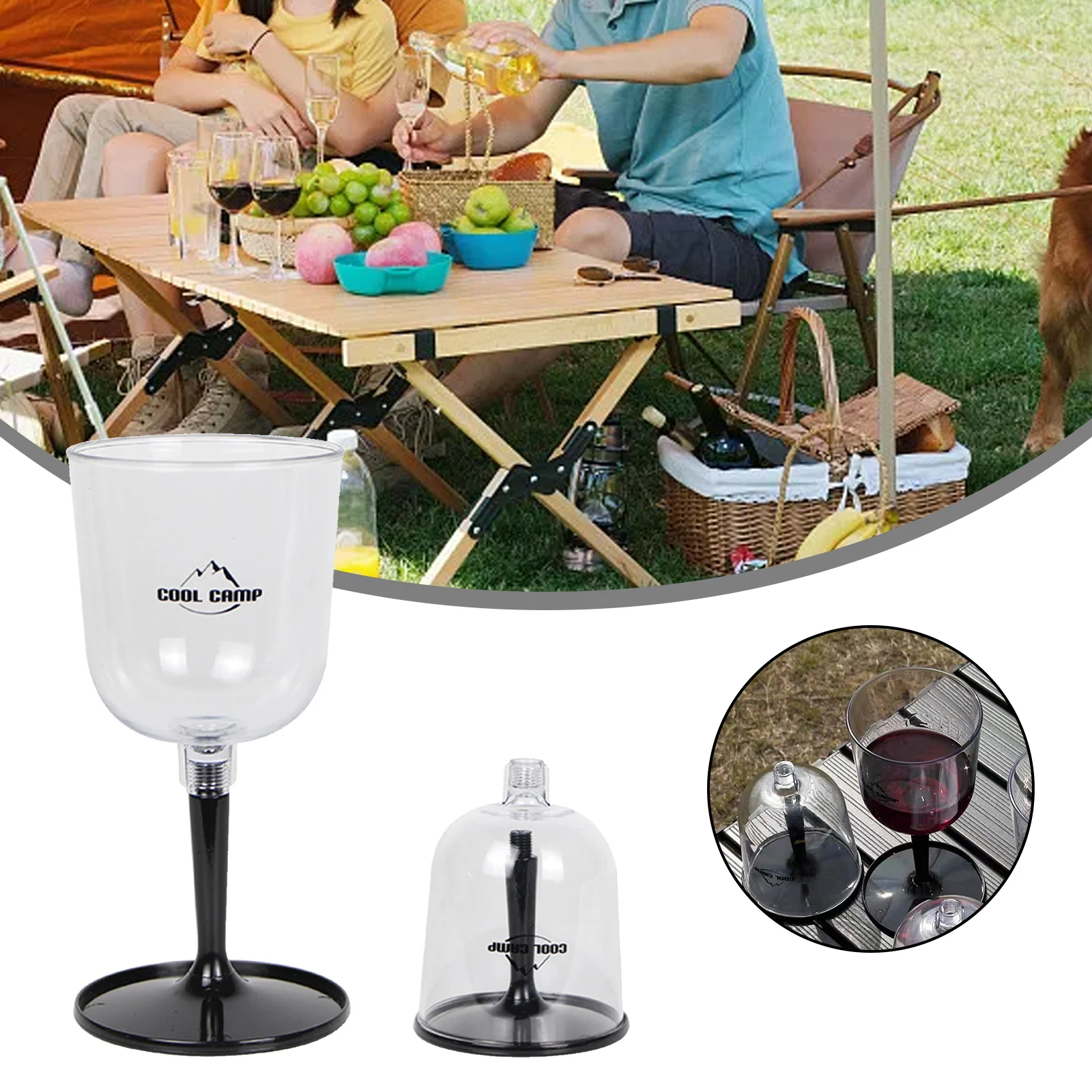 1pc Removable Wine Glass Camping Picnic Anti-Fall Plastic Goblet Detachable Portable Wine Glass Outdoor Travel Collapsible Cup
1pc Removable Wine Glass Camping Picnic Anti-Fall Plastic Goblet Detachable Portable Wine Glass Outdoor Travel Collapsible Cup