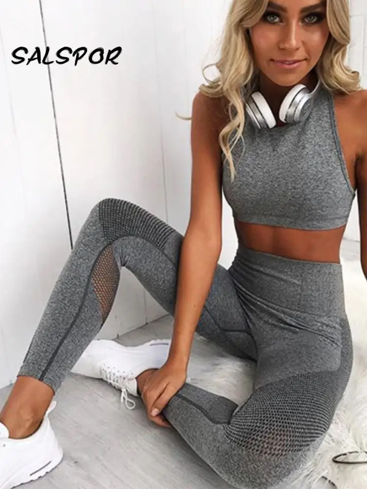 Женский спортивный комплект для фитнеса SALSPOR, бесшовный сетчатый комплект с бюстгальтером для подтяжки бедер, спортивные штаны для спортза...
Женский спортивный комплект для фитнеса SALSPOR, бесшовный сетчатый комплект с бюстгальтером для подтяжки бедер, спортивные штаны для спортза...