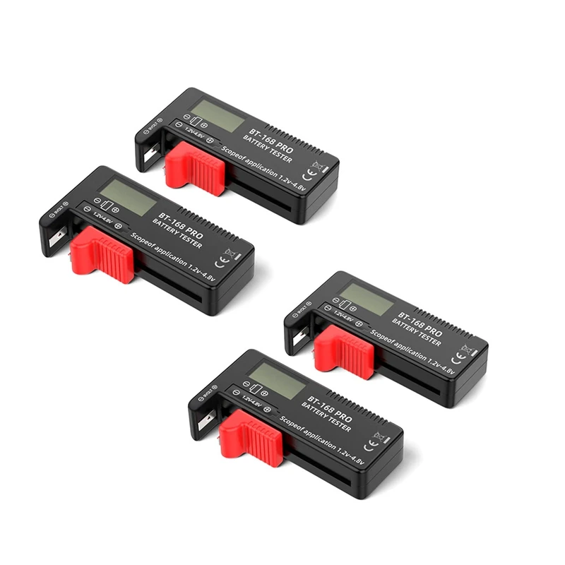 4 Pcs AA AAA Battery Capacity Indicator 18650 Lithium Battery Level Tester Voltage Meter Monitor Detector
4 Pcs AA AAA Battery Capacity Indicator 18650 Lithium Battery Level Tester Voltage Meter Monitor Detector