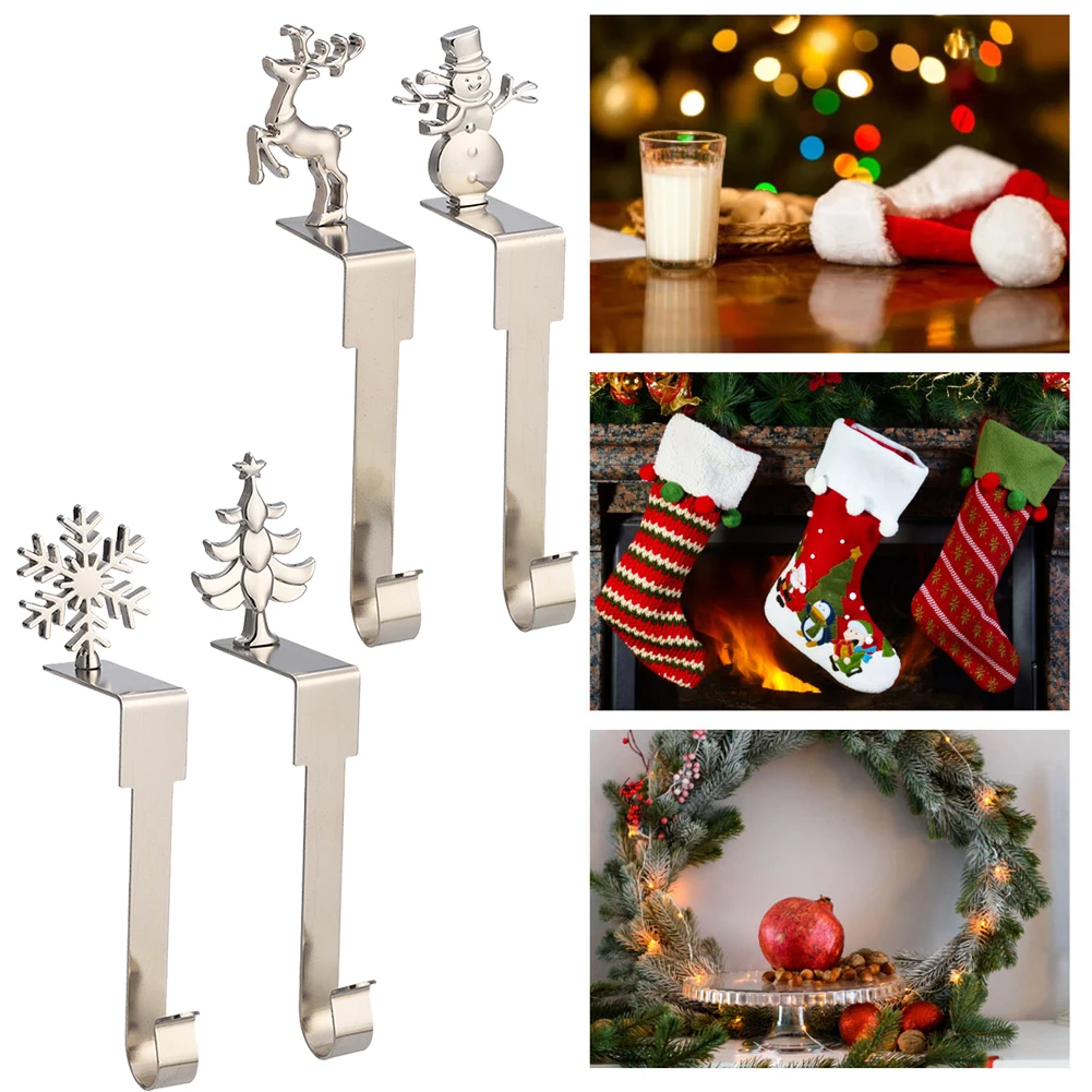 Christmas Stocking Holders Elk Christmas Tree Snowman Snowflake Decoration Patterns Mantel Shelf Christmas Mantel Stocking Hooks
Christmas Stocking Holders Elk Christmas Tree Snowman Snowflake Decoration Patterns Mantel Shelf Christmas Mantel Stocking Hooks