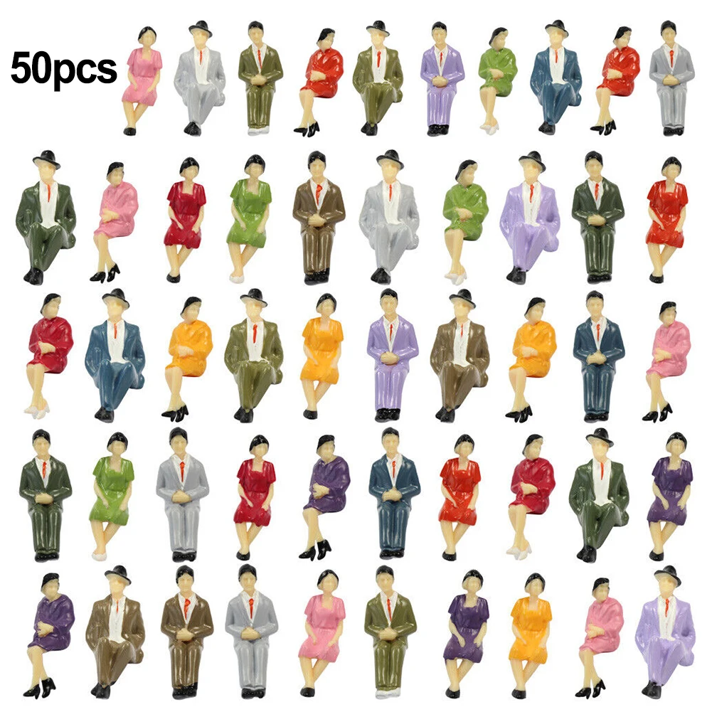 50PCS 1:32 Scale Model Miniature Architectural Painted Models Sitting People Figures Assorted Poses Model Accessories
50PCS 1:32 Scale Model Miniature Architectural Painted Models Sitting People Figures Assorted Poses Model Accessories