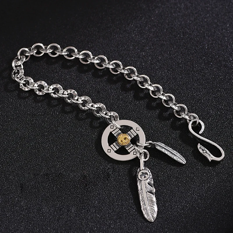 Браслет Se Guochao с перьями мужской, трендовый Уникальный дизайнерский браслет в стиле Ins, в японском стиле, в Корейском стиле
Браслет Se Guochao с перьями мужской, трендовый Уникальный дизайнерский браслет в стиле Ins, в японском стиле, в Корейском стиле