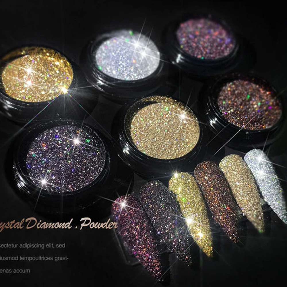 Sparkling Crystal Diamond Powder Glitter 6BOX/Set Nail Coffe Powder Metallic Brown Glitter Fine Polyester Glitter Decoration
Sparkling Crystal Diamond Powder Glitter 6BOX/Set Nail Coffe Powder Metallic Brown Glitter Fine Polyester Glitter Decoration