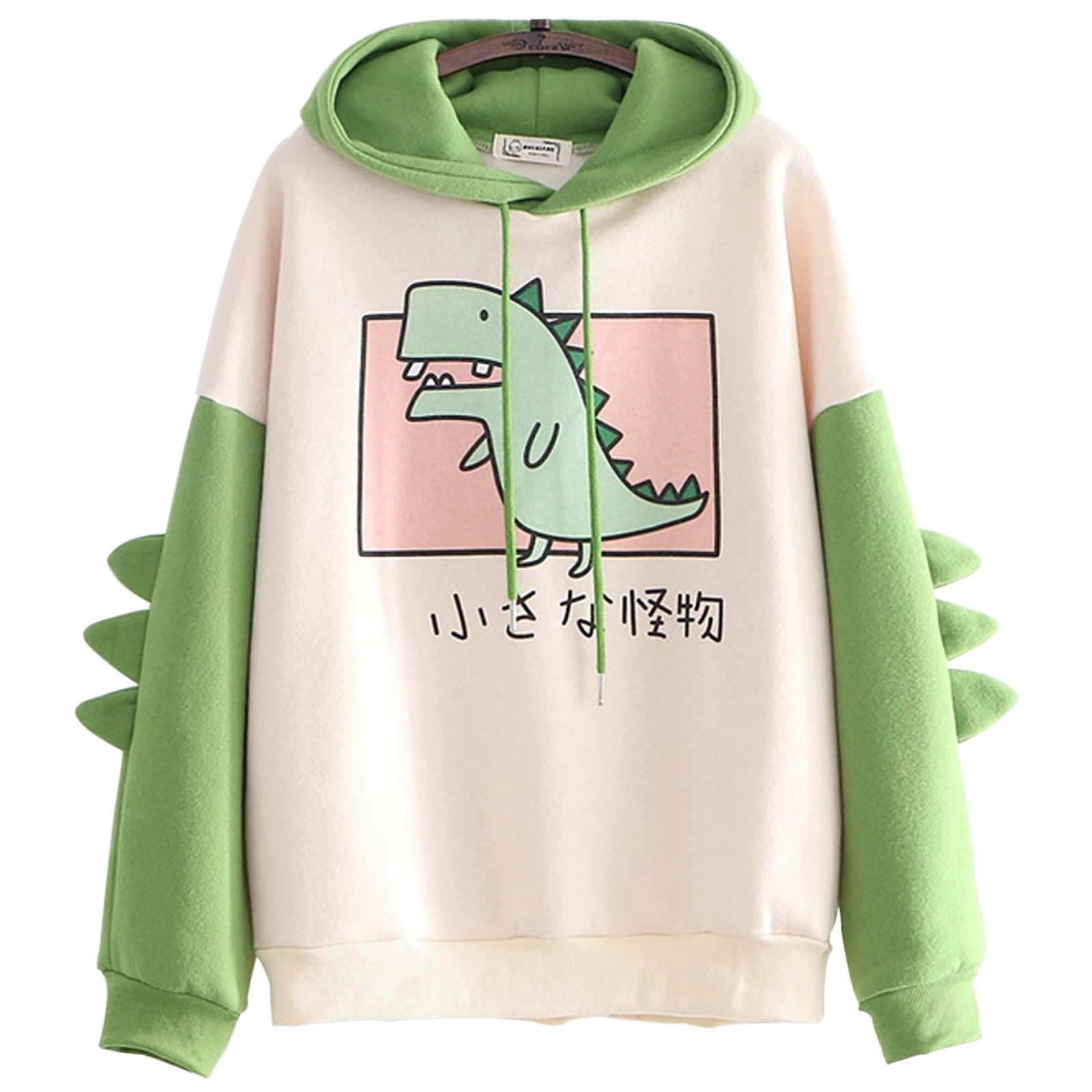Women Winter Warm Hoodies Sweatshirt Dinosaur Cartoon Pattern Top Hip Hop Cute Color Contrast Printed Clothes
Women Winter Warm Hoodies Sweatshirt Dinosaur Cartoon Pattern Top Hip Hop Cute Color Contrast Printed Clothes