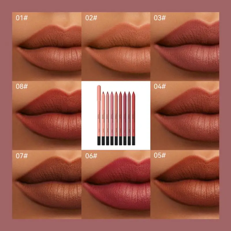 DEROL Lipliner Matte Lipstick Pen Waterproof Long Wear Lip Liner Lip Gloss Pencil Contour Makeup Women Cosmetics
DEROL Lipliner Matte Lipstick Pen Waterproof Long Wear Lip Liner Lip Gloss Pencil Contour Makeup Women Cosmetics