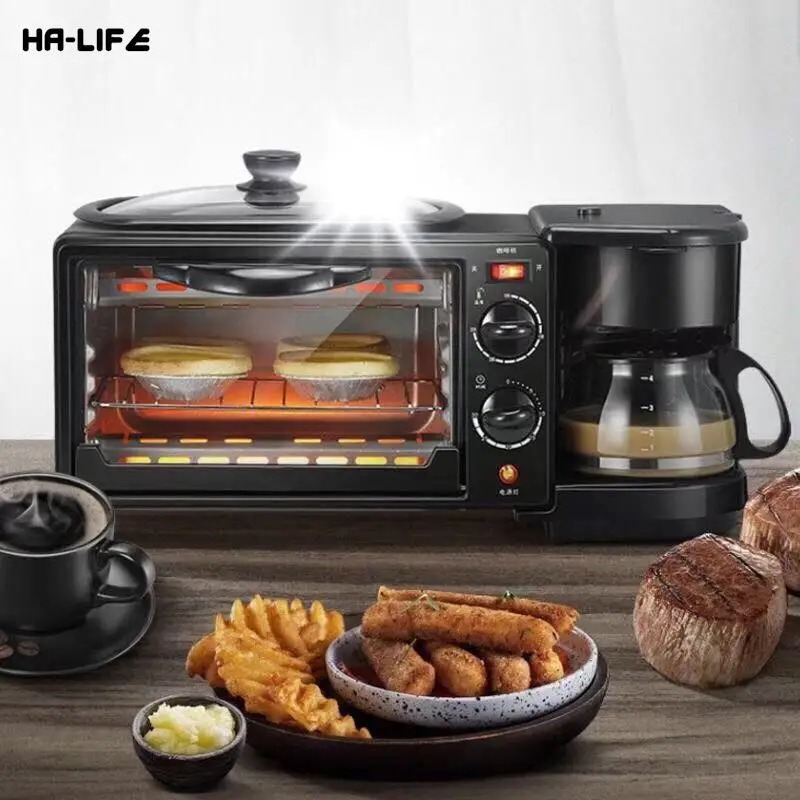 HA-Life Mini 9L Small Oven Toaster 3in1 Household Breakfast Machine Multi-Function Electric Oven Egg Tart Baking Bread Machine
HA-Life Mini 9L Small Oven Toaster 3in1 Household Breakfast Machine Multi-Function Electric Oven Egg Tart Baking Bread Machine