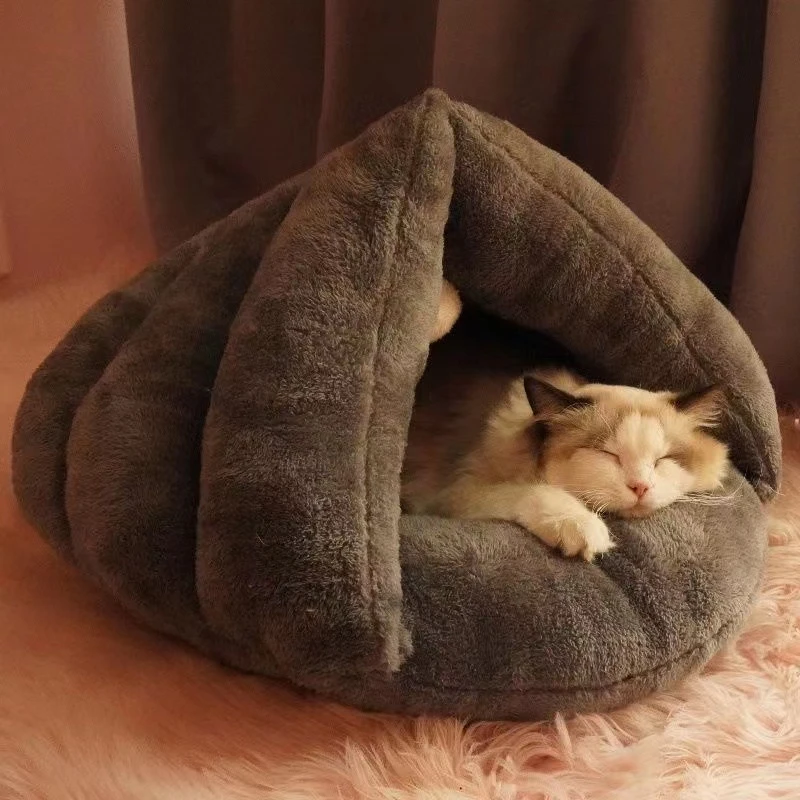 Triangle Soft Warm Pet Cat Dog bed Cave House Sleeping Bag Cushion Pad Tent Kitten Cozy Indoor Cushion Kennel Pet Accessories 
Triangle Soft Warm Pet Cat Dog bed Cave House Sleeping Bag Cushion Pad Tent Kitten Cozy Indoor Cushion Kennel Pet Accessories