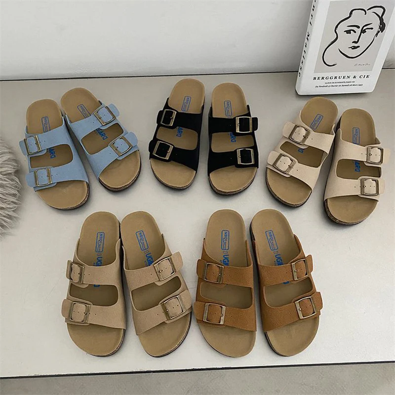 Cork Footbed Slippers For Women Classic Outdoor Flat Bottom Birken Sandals With Arch Support Home Comfort Suede Mules
Cork Footbed Slippers For Women Classic Outdoor Flat Bottom Birken Sandals With Arch Support Home Comfort Suede Mules