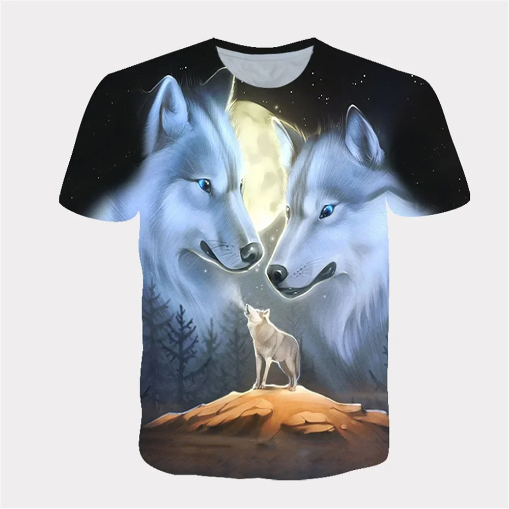 2023 Summer New Men's and Women's Fashion Casual Short Sleeve Top Cool Wolf Pattern 3D Digital Printing Loose Plus Size T-shirt
2023 Summer New Men's and Women's Fashion Casual Short Sleeve Top Cool Wolf Pattern 3D Digital Printing Loose Plus Size T-shirt