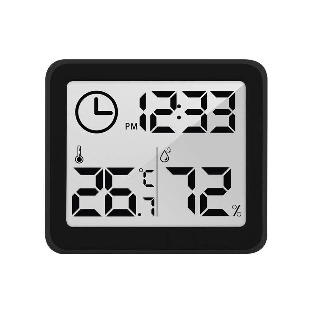 Mini Thermometer Hygrometer Table Clock Wall Clock Kitchen Time Date Digital Station Calendar Digital Outdoor Thermometer
Mini Thermometer Hygrometer Table Clock Wall Clock Kitchen Time Date Digital Station Calendar Digital Outdoor Thermometer