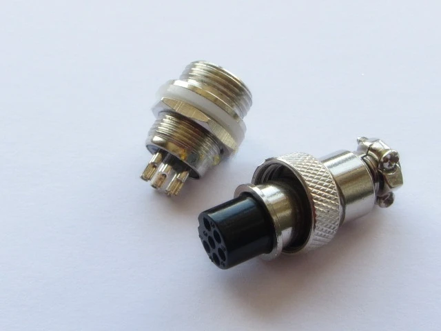 GX12-6 GX12 6 Pin Diameter 12mm Male & Female Wire Panel Connector Circular Screw Type Electrical Connector Socket Plug
GX12-6 GX12 6 Pin Diameter 12mm Male & Female Wire Panel Connector Circular Screw Type Electrical Connector Socket Plug