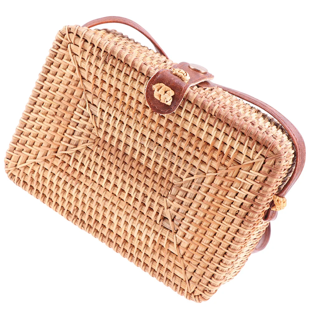 Rattan Bag Woven Square Shoulder Strap Hand Womens Straw Handbags Purses Small Crossbody Miss Wallet
Rattan Bag Woven Square Shoulder Strap Hand Womens Straw Handbags Purses Small Crossbody Miss Wallet
