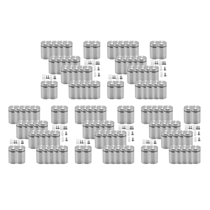 120Pcs 3/4 X 1 Inch Sign Holders Standoff Screws Wall Standoff Holders Screws Mount Hardware Advertising Glass Nail
120Pcs 3/4 X 1 Inch Sign Holders Standoff Screws Wall Standoff Holders Screws Mount Hardware Advertising Glass Nail