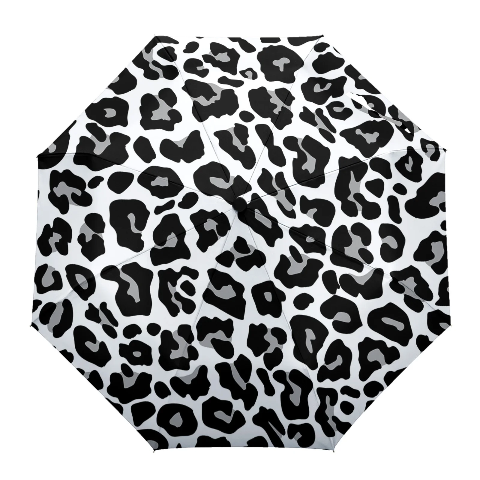 Black And White Leopard Skin Texture Creative Umbrella Rain Women Automatic Three Folding Umbrellas Windproof Parasol Parapluie 
Black And White Leopard Skin Texture Creative Umbrella Rain Women Automatic Three Folding Umbrellas Windproof Parasol Parapluie