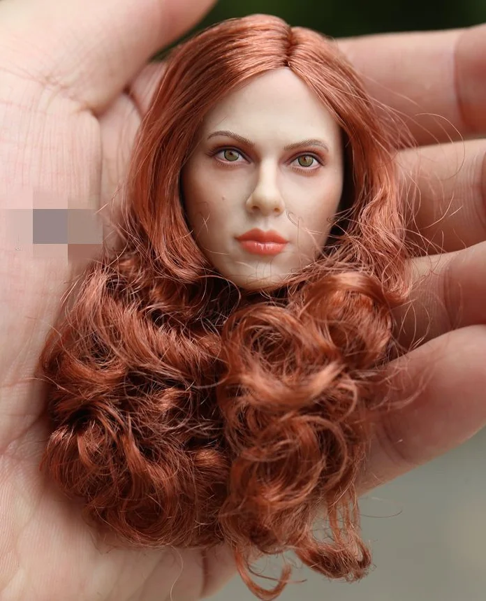 Custom 1/6 scale Black Widow Scarlett Johansson Red Hair Head Sculpt Collection Gift
Custom 1/6 scale Black Widow Scarlett Johansson Red Hair Head Sculpt Collection Gift