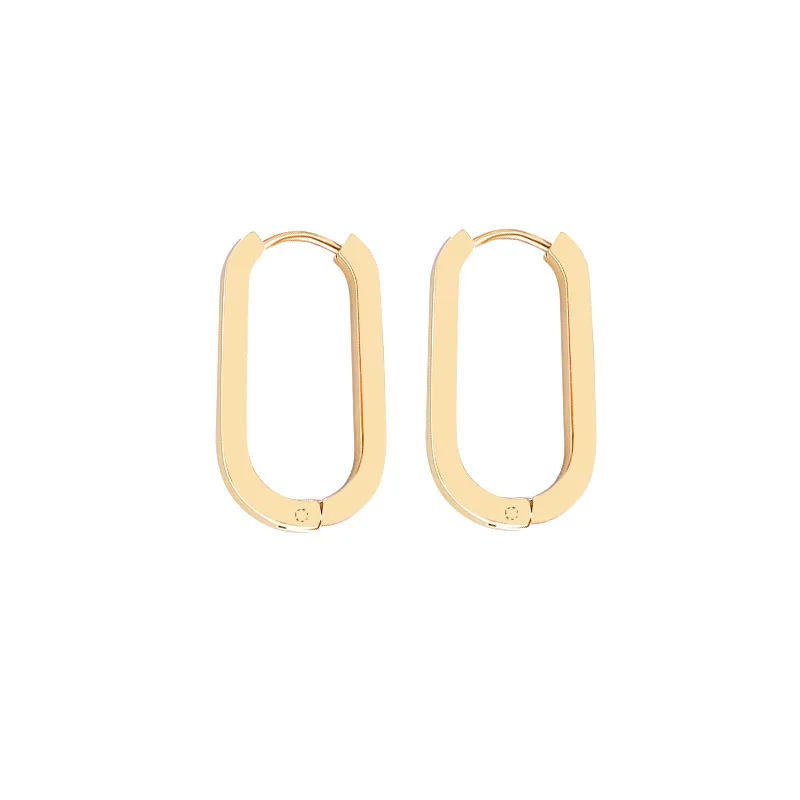 New Statement Stainless Steel Hoop Earrings Chunky Square Geometric Circle Gold Filled Earings for Women Party Daily Wear
New Statement Stainless Steel Hoop Earrings Chunky Square Geometric Circle Gold Filled Earings for Women Party Daily Wear