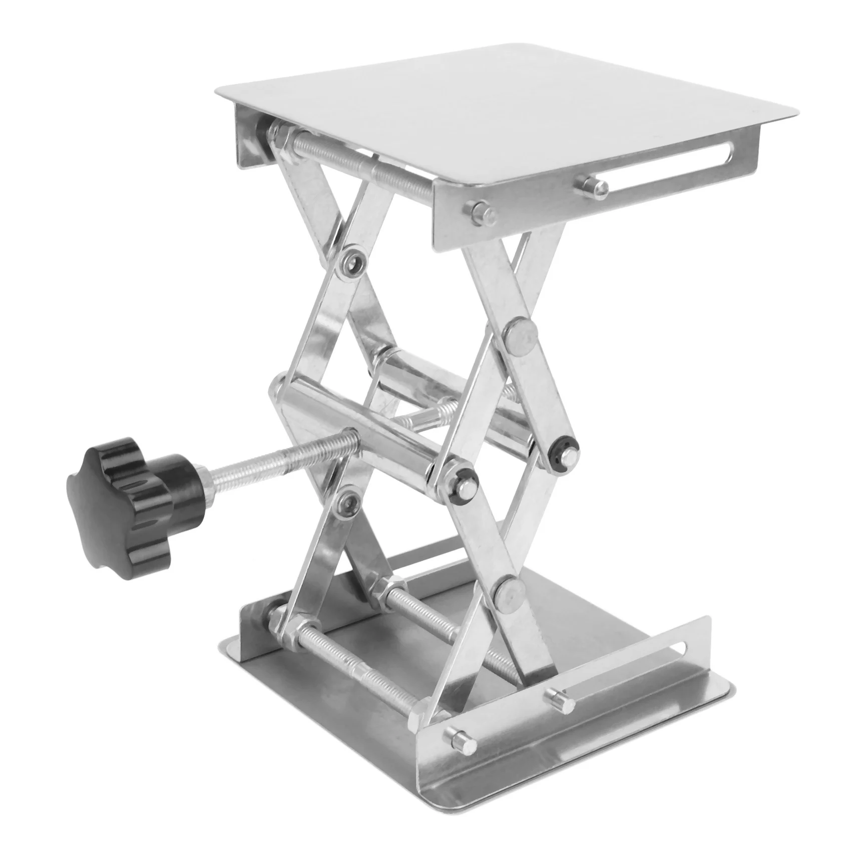Scientific Lab Jack-100 x 100mm Stainless Steel Lab Stand Table Rack Scissor Lab-Lift Lifter for Science Experiment
Scientific Lab Jack-100 x 100mm Stainless Steel Lab Stand Table Rack Scissor Lab-Lift Lifter for Science Experiment