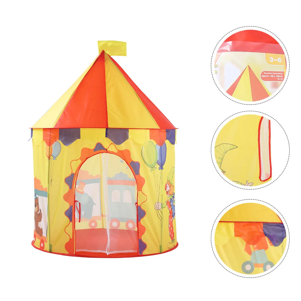 Складная Игровая палатка Yurt в виде цирковых животных, детский игровой домик
Складная Игровая палатка Yurt в виде цирковых животных, детский игровой домик