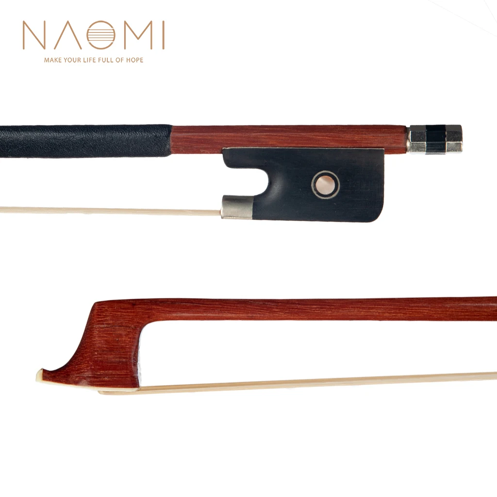 NAOMI 4/4 Size Cello Bow Brazilwood Bow Sheep Skin Grip Round Stick W/ Ebony Frog Paris Eyes Well Balance
NAOMI 4/4 Size Cello Bow Brazilwood Bow Sheep Skin Grip Round Stick W/ Ebony Frog Paris Eyes Well Balance