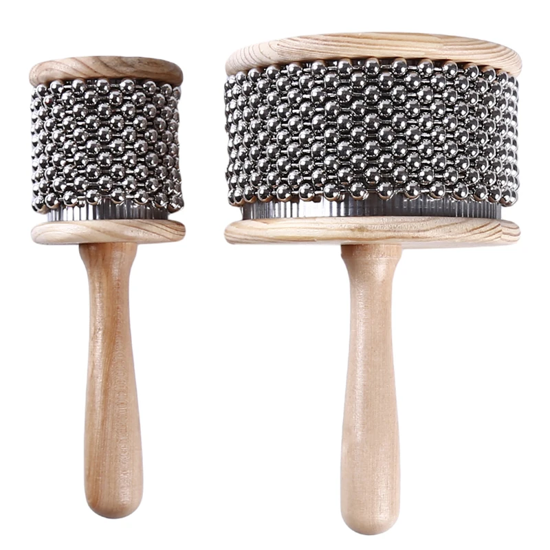Wooden Cabasa Metal Beaded Chain & Cylinder Pop Hand Shaker Percussion Instrument For Classroom Band Toys Gift for Children
Wooden Cabasa Metal Beaded Chain & Cylinder Pop Hand Shaker Percussion Instrument For Classroom Band Toys Gift for Children